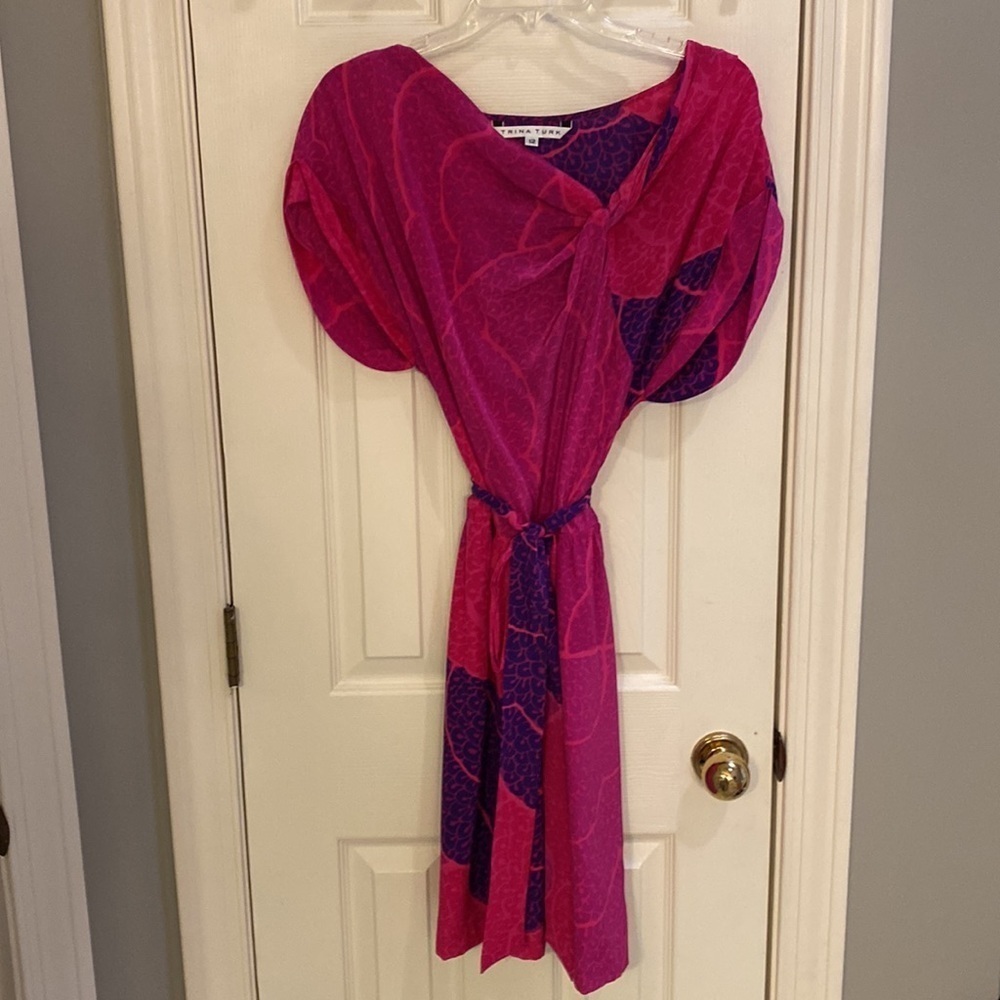 Trina Turk dress only in mint condition size 12 - Picture 2 of 6